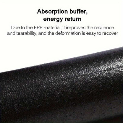 Yoga Foam Roller For Muscle Massage, Stretching & Relaxation(Black)