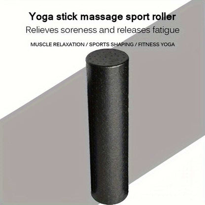 Yoga Foam Roller For Muscle Massage, Stretching & Relaxation(Black)