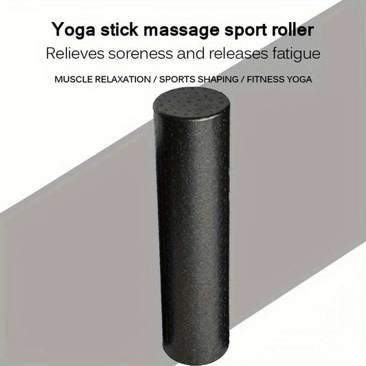 Yoga Foam Roller For Muscle Massage, Stretching & Relaxation(Black)