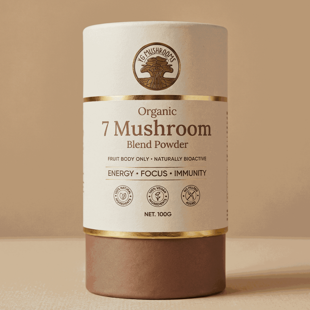7 Mushroom Blend Powder Australia | YG Mushrooms-0