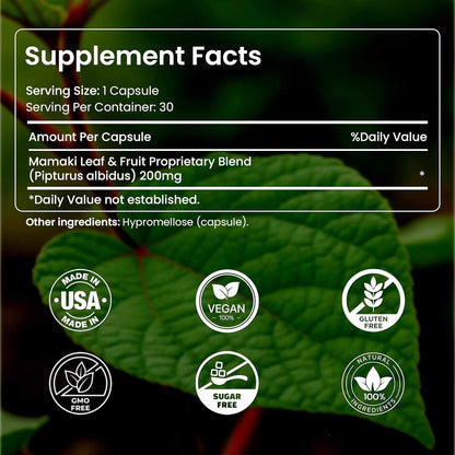 Mamaki Memory™ - Brain Support Supplement 30ct