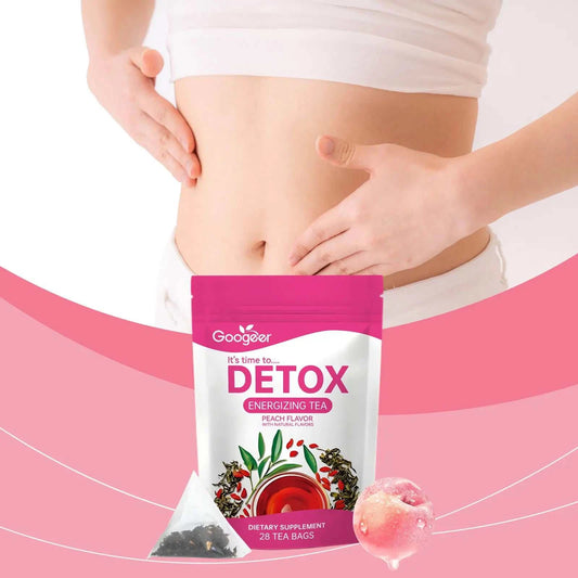 Googeer 28pcs Herbal Detox Tea package for fat burning and detoxification
