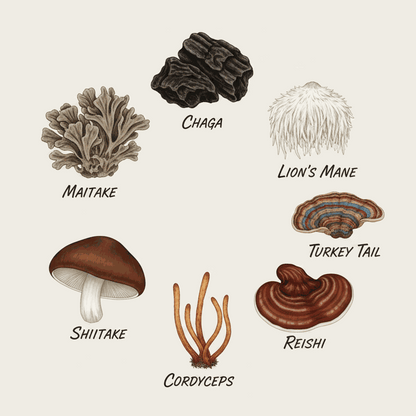 7 Mushroom Blend Powder Australia | YG Mushrooms-4