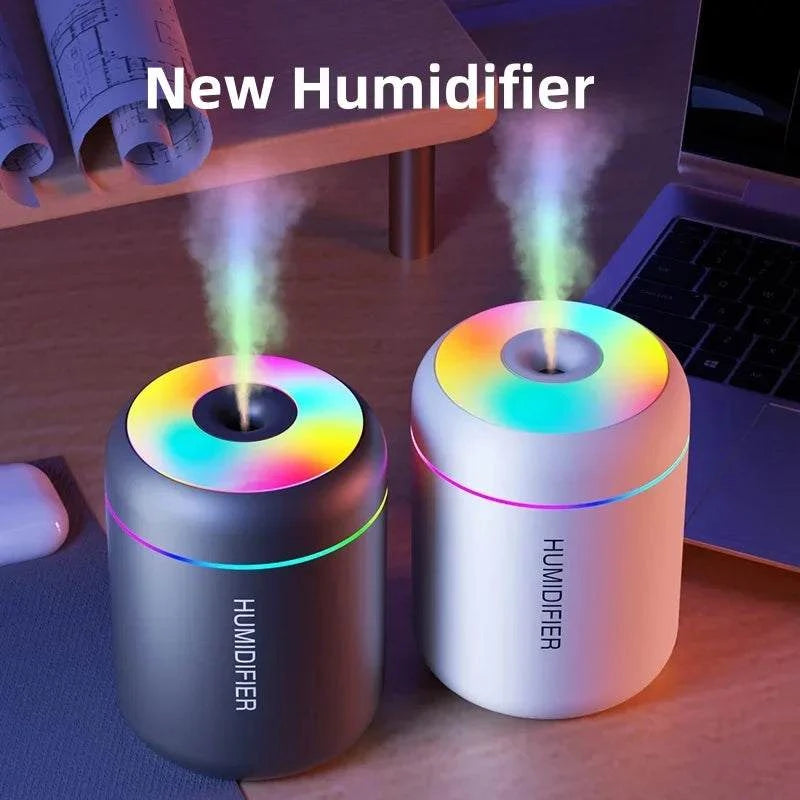180ML mini air humidifier USB aroma diffuser with essential oil purifier and LED light for car and home use
