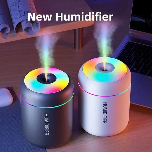 180ML mini air humidifier USB aroma diffuser with essential oil purifier and LED light for car and home use