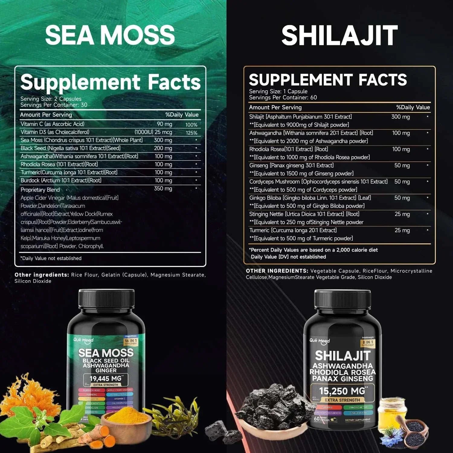 Sea Moss and shilajit