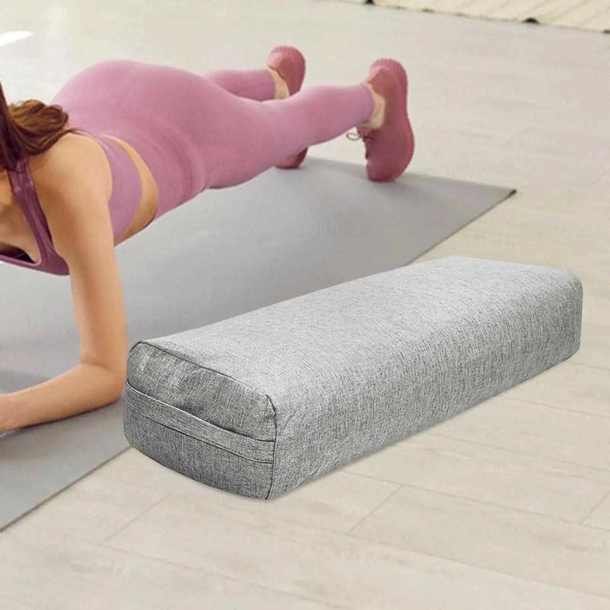 Yoga Bolster Pillow for Meditation and Support