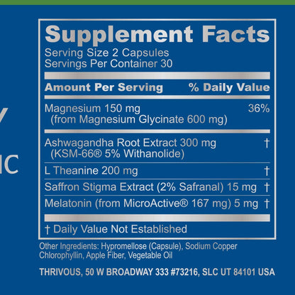 Serenity Nightly Nootropic